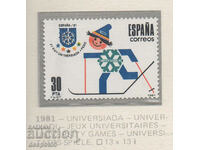 1981. Spania. Universiada de iarnă.