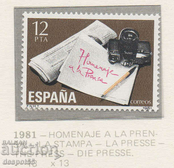 1981. Spain. Press.
