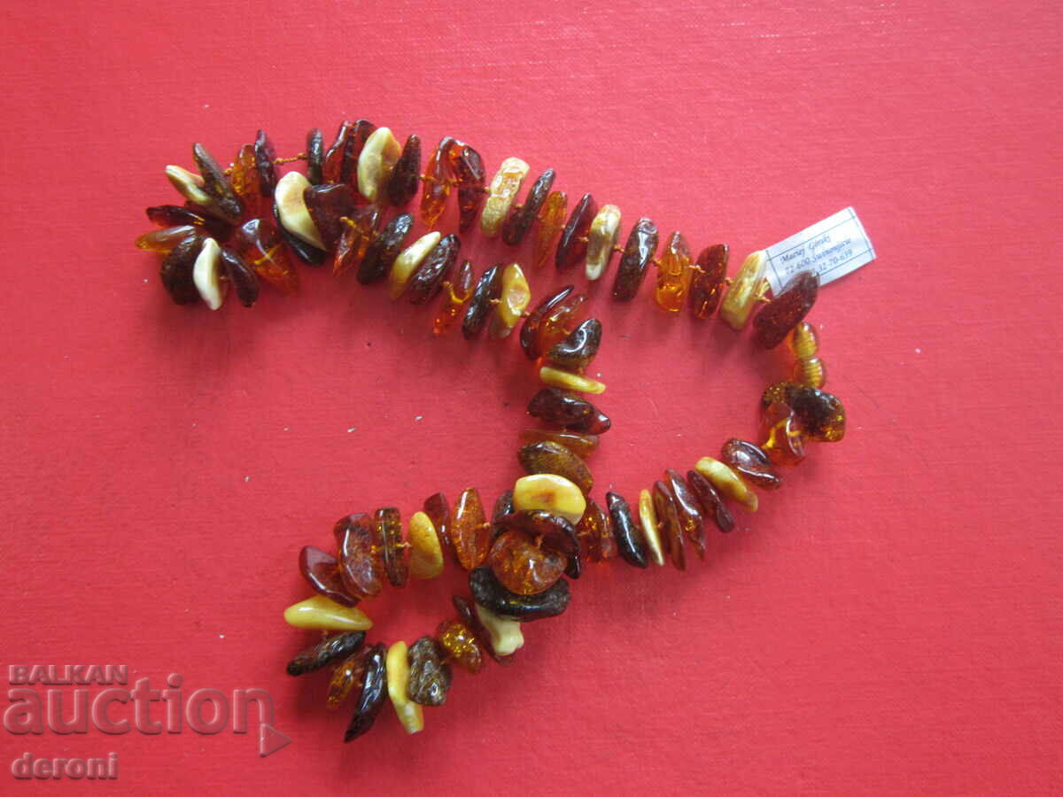 Necklace necklace made of natural Baltic amber - 7 Necklace necklace made of natural Baltic amber - 7