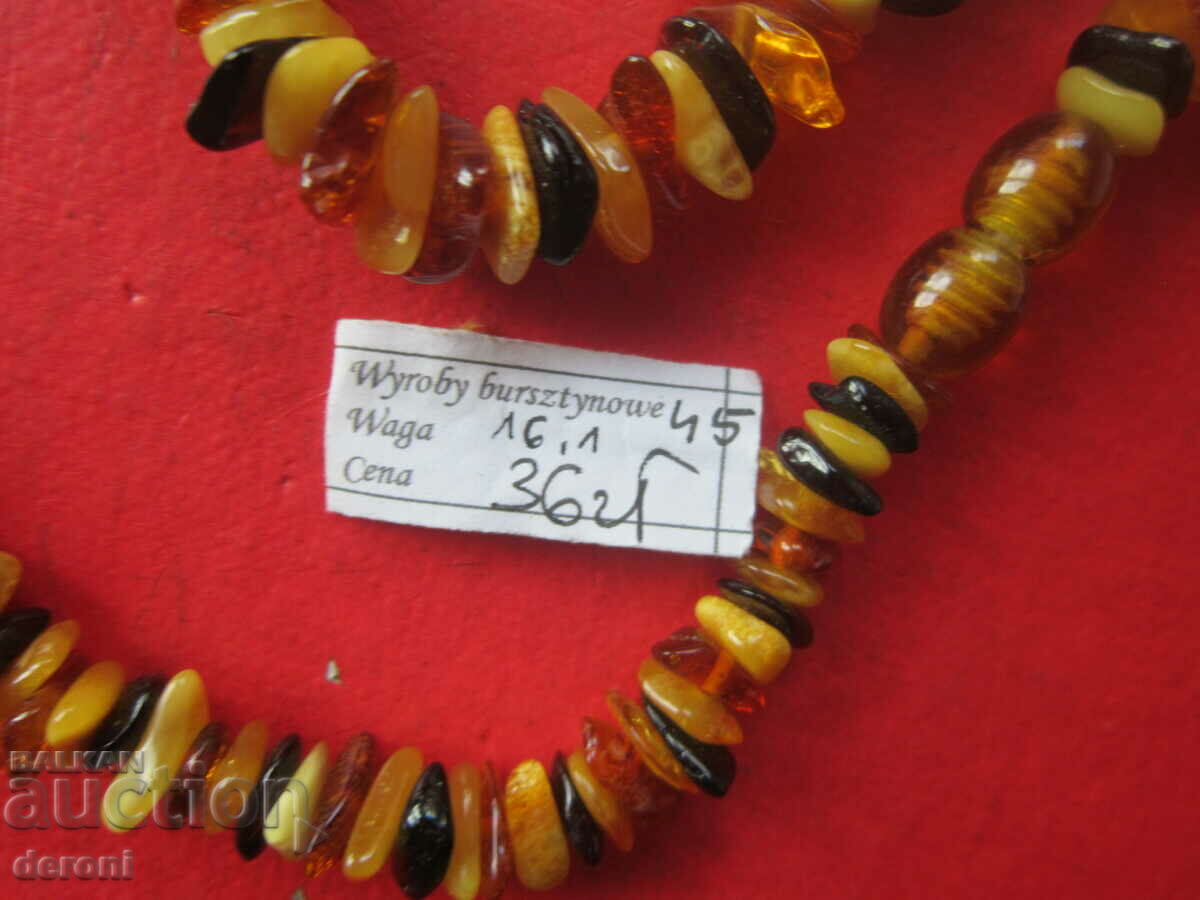 Auction Necklace necklace made of natural Baltic amber 3 Auction Necklace necklace made of natural Baltic amber 3