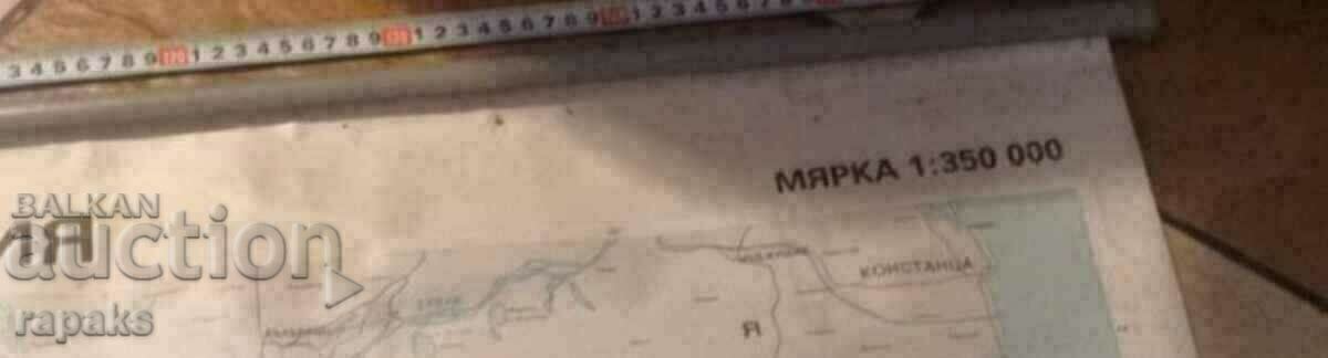 Auction Map of Bulgaria .. Large, educational, wall map Auction Map of Bulgaria .. Large, educational, wall map