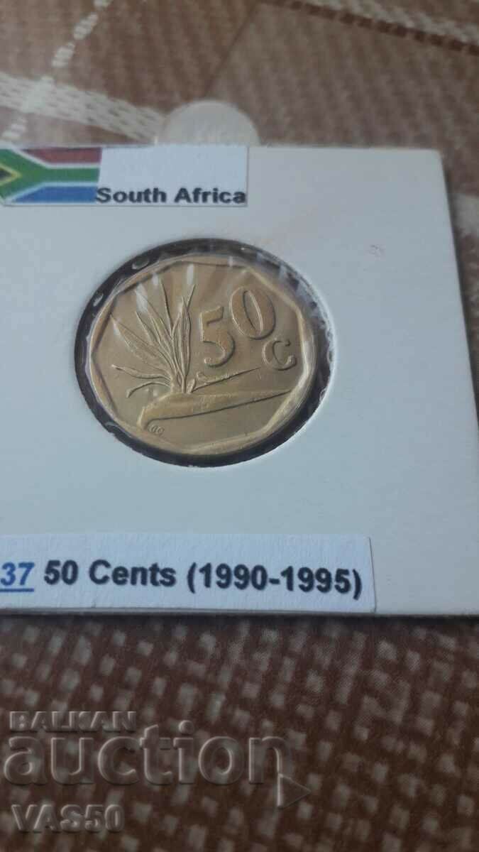 81. South Africa-50c. 1993.