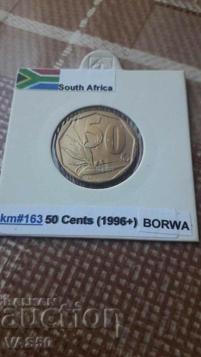 82. South Africa-50c. 1996.