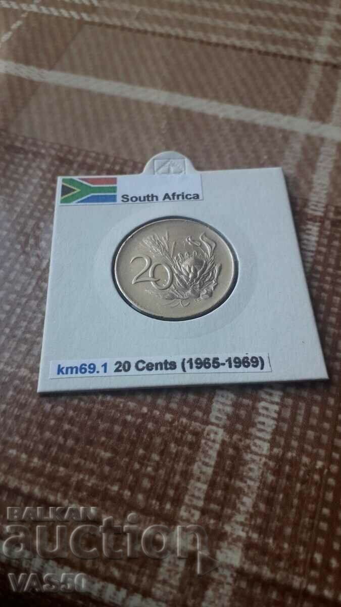 99. Νότια Αφρική-20s. 1965
