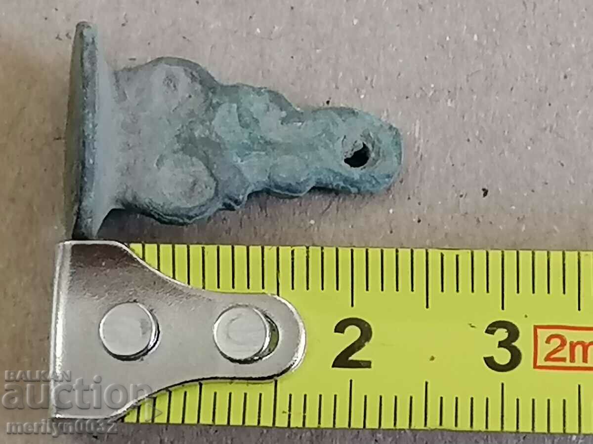 Bronze Bulgarian seal from before the Liberation of 1878 - 5 Bronze Bulgarian seal from before the Liberation of 1878 - 5