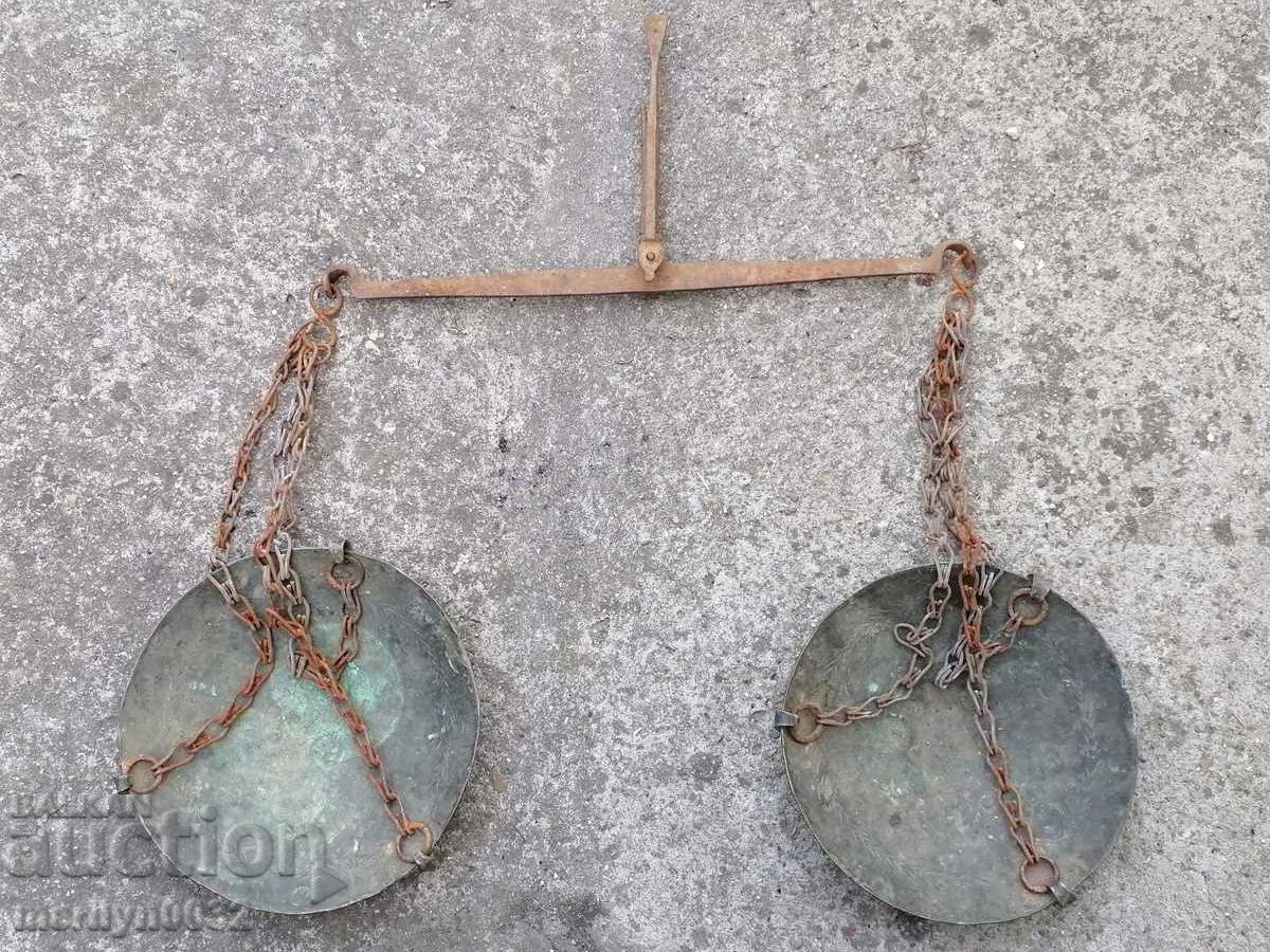 Old scale, pallet, scales, beginning of the twentieth century with price 97.00 BGN | € 49.60 Old scale, pallet, scales, beginning of the twentieth century with price 97.00 BGN | € 49.60