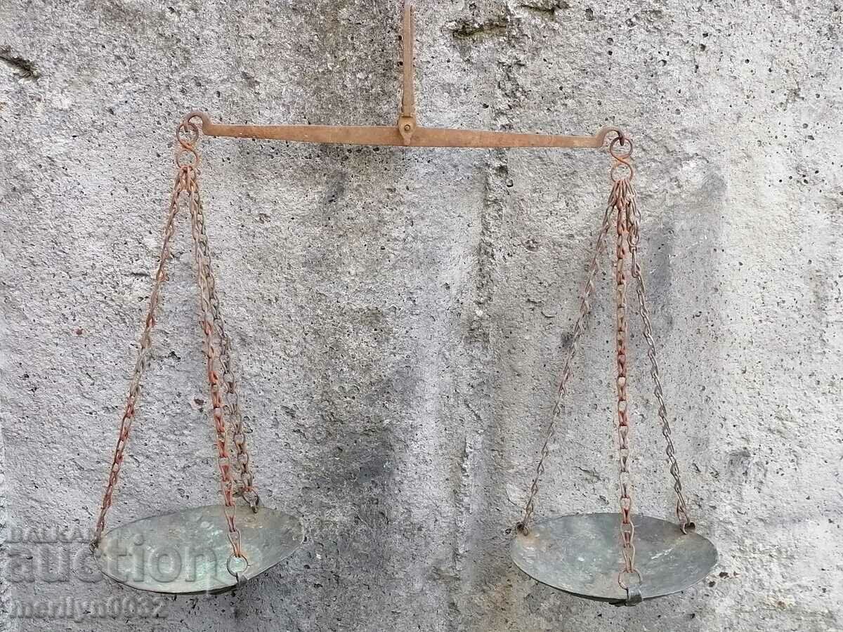 Стар кантар, паланца, везна, началото на ХХ век