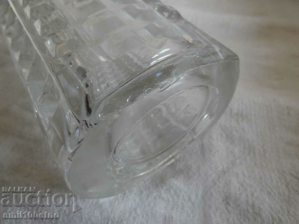 Vase thick solid glass - 5 Vase thick solid glass - 5