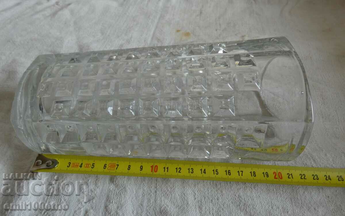 Vase thick solid glass - 7 Vase thick solid glass - 7