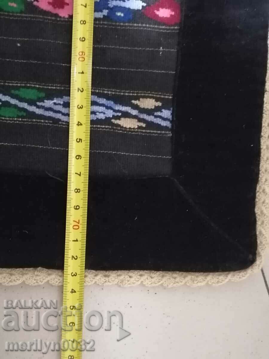 Auction Old hand woven apron with embroidery, costume Auction Old hand woven apron with embroidery, costume