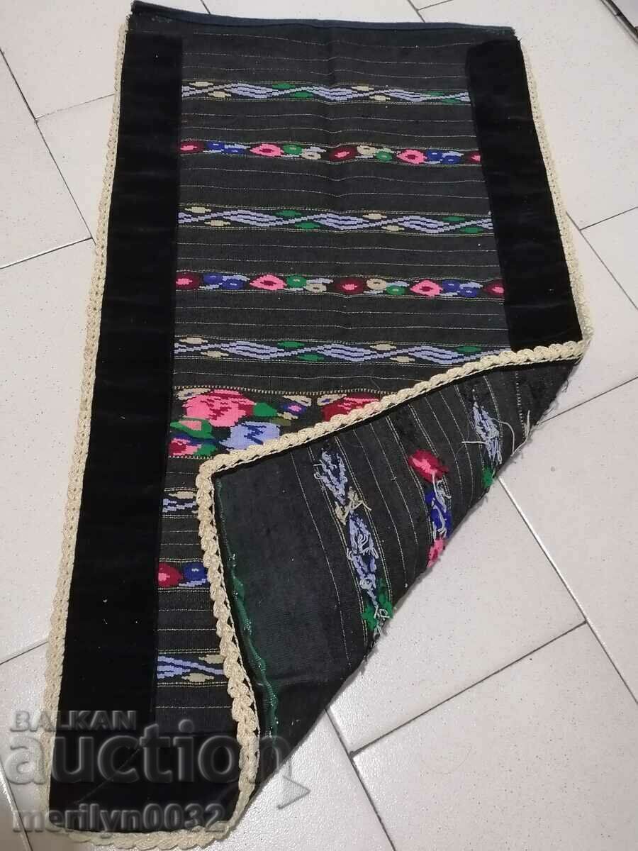 Old hand woven apron with embroidery, costume - 5 Old hand woven apron with embroidery, costume - 5