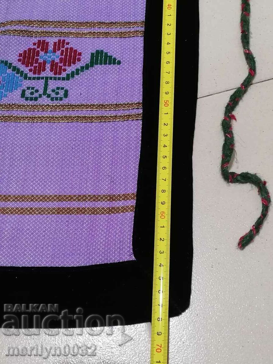 Delivery of Old hand woven apron with embroidery, costume Delivery of Old hand woven apron with embroidery, costume