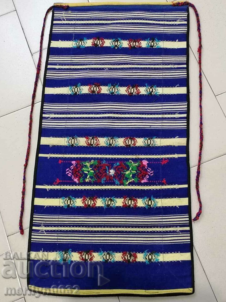 Old hand woven apron with embroidery, costume - 6 Old hand woven apron with embroidery, costume - 6