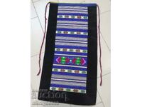 Old hand woven apron with embroidery, costume