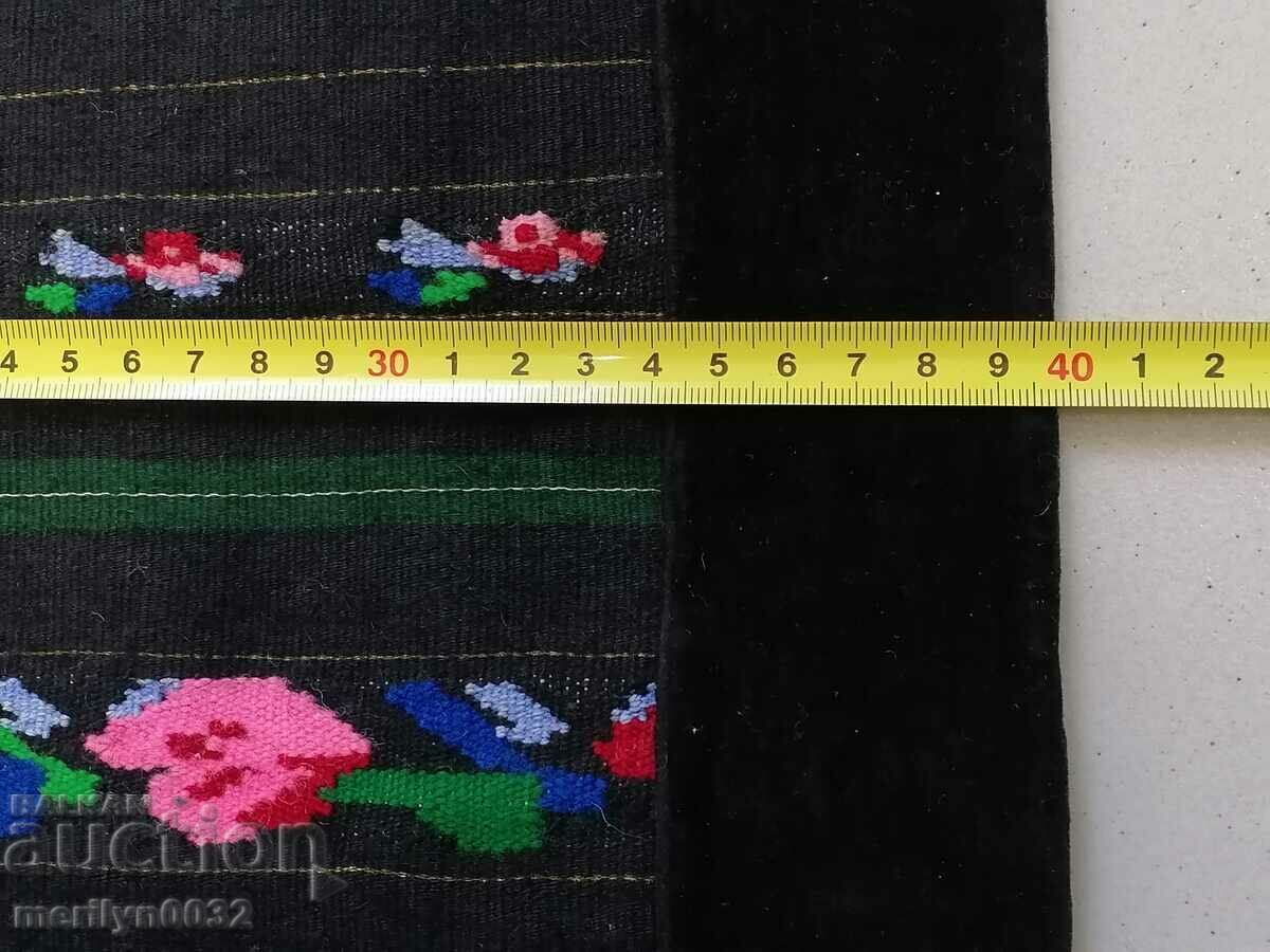 Delivery of Old hand woven apron with embroidery, costume