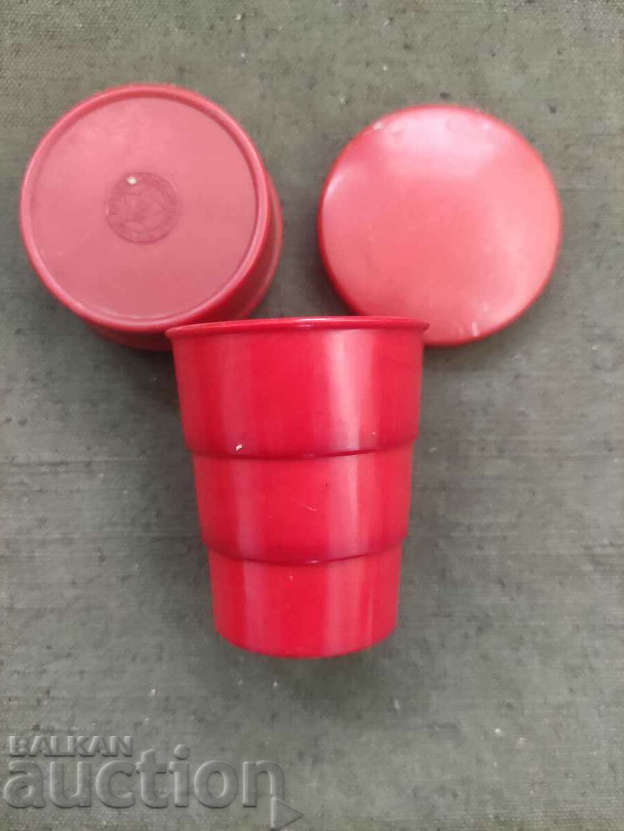 Folding plastic cup Sofia with price 50.00 BGN | € 25.56