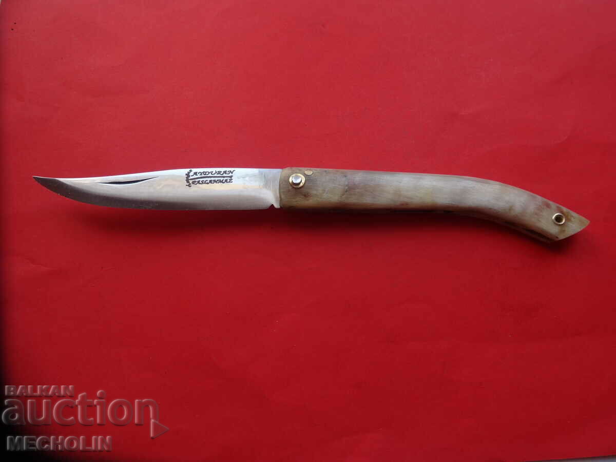πτυσσόμενη λαβή κόρνας μαχαιριού 2