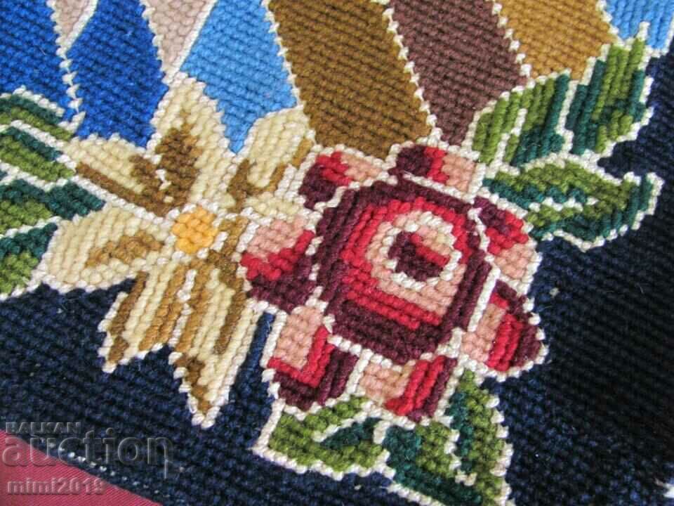 Auction 19 Century Hand Embroidered Pillow Auction 19 Century Hand Embroidered Pillow