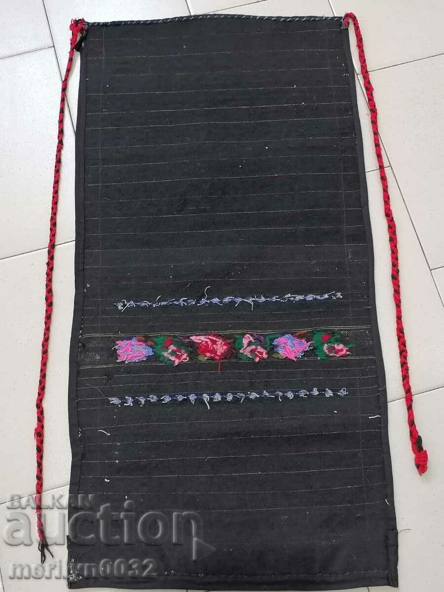 Old hand woven apron with embroidery, costume - 6 Old hand woven apron with embroidery, costume - 6