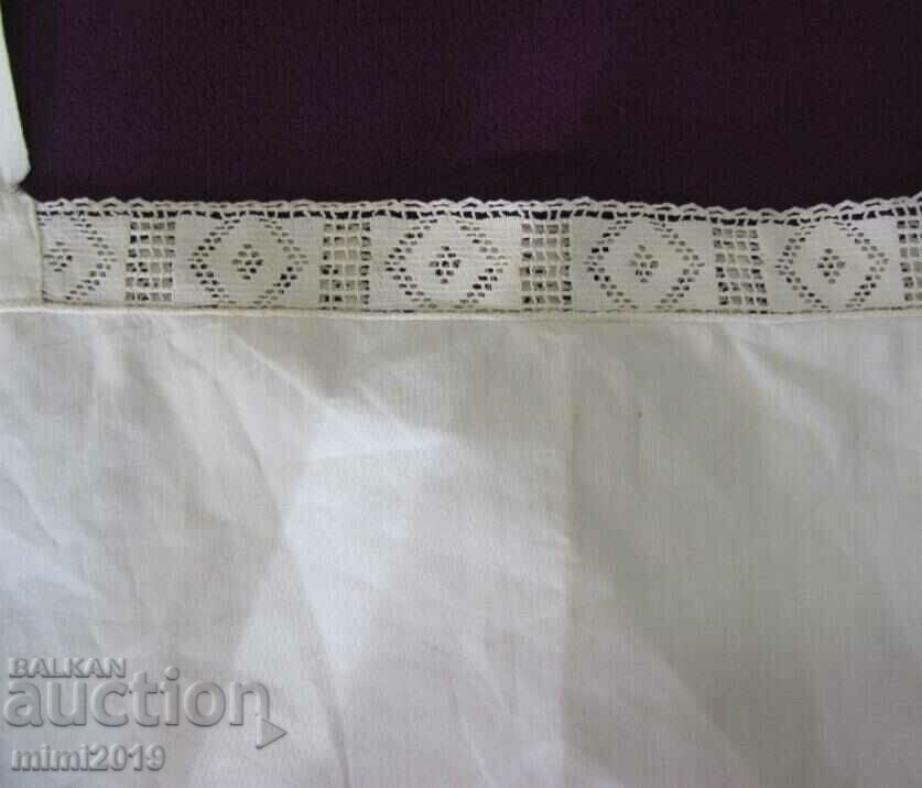 Auction 19th century Women's Bustier cotton and lace Auction 19th century Women's Bustier cotton and lace