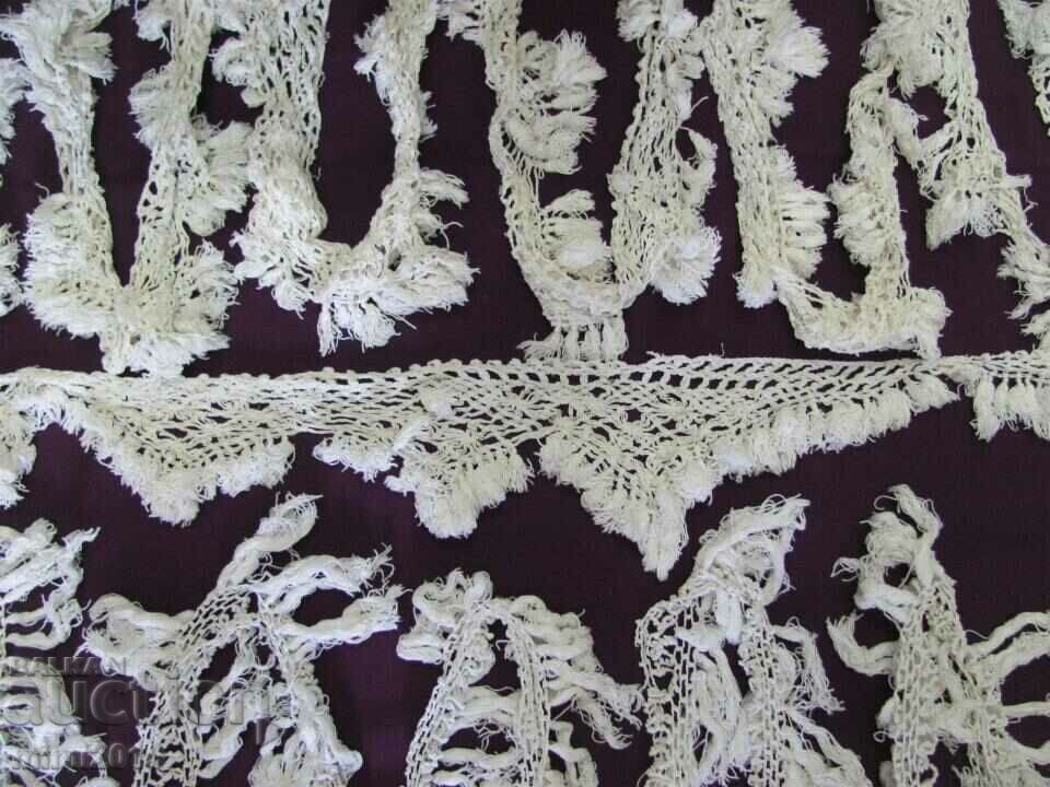 19th century 2 pcs. Handmade Lace - 5 19th century 2 pcs. Handmade Lace - 5