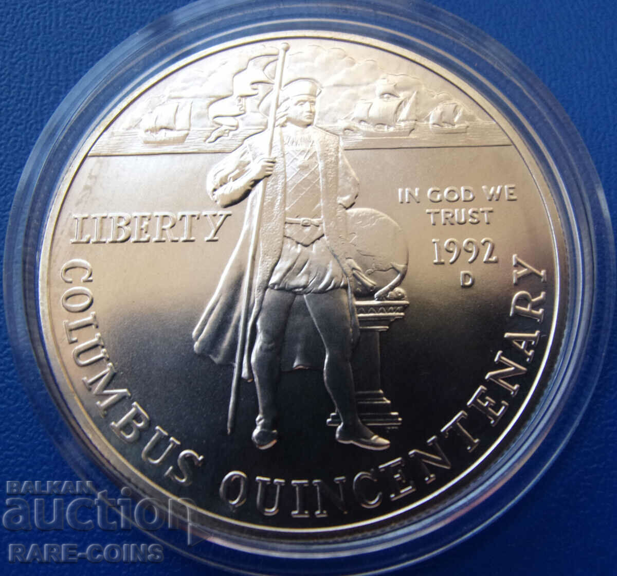 Statele Unite ale Americii 1 dolar 1992 D UNC Rare Original cu preț € 46.02 | 90.01 BGN