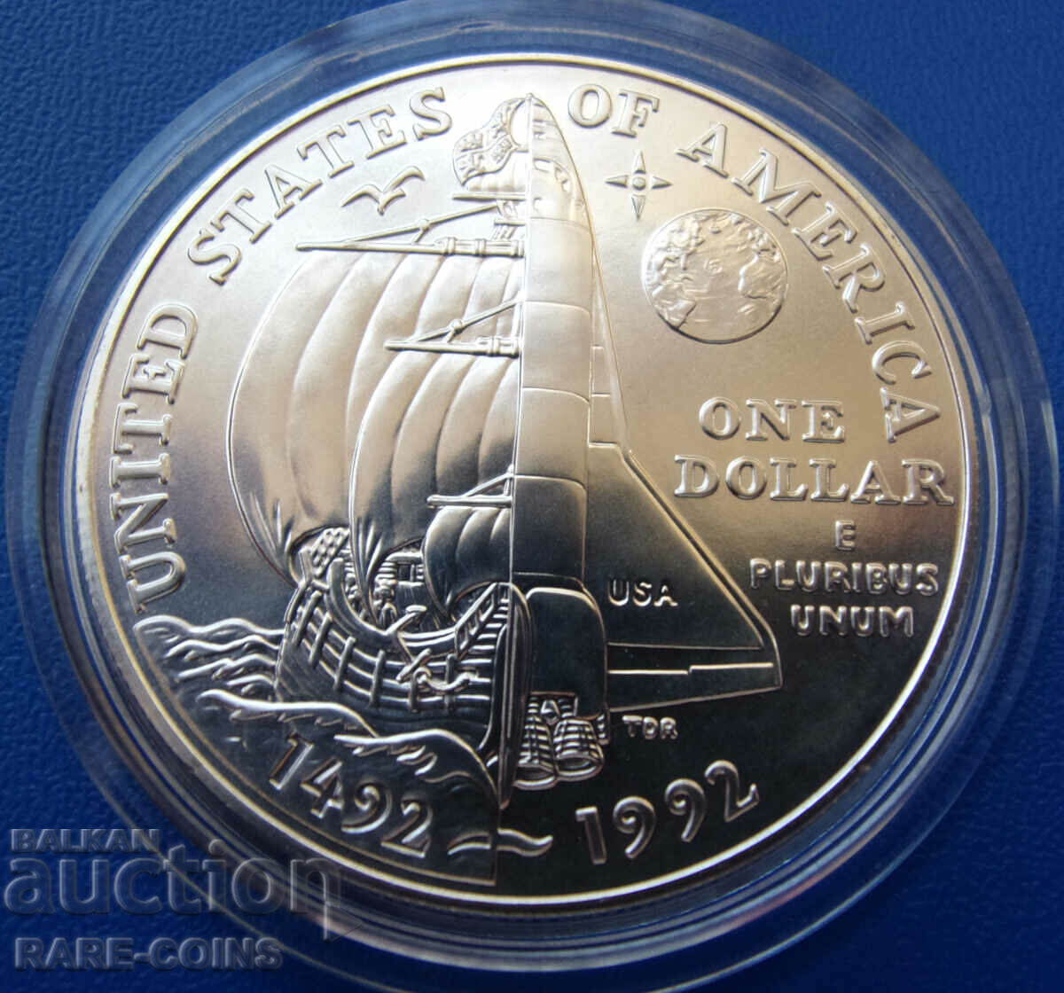 Statele Unite ale Americii 1 dolar 1992 D UNC Rare Original