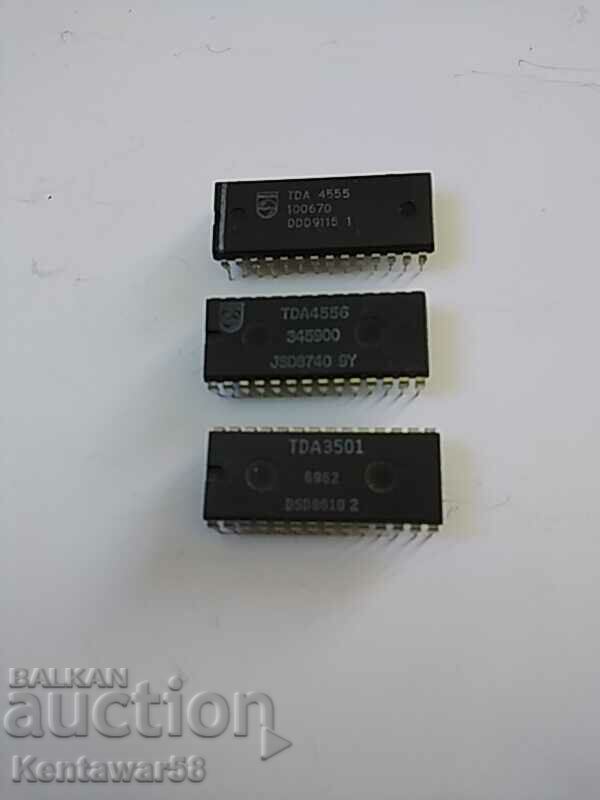 Integrated circuits TDA 4556, 4555, 3501.