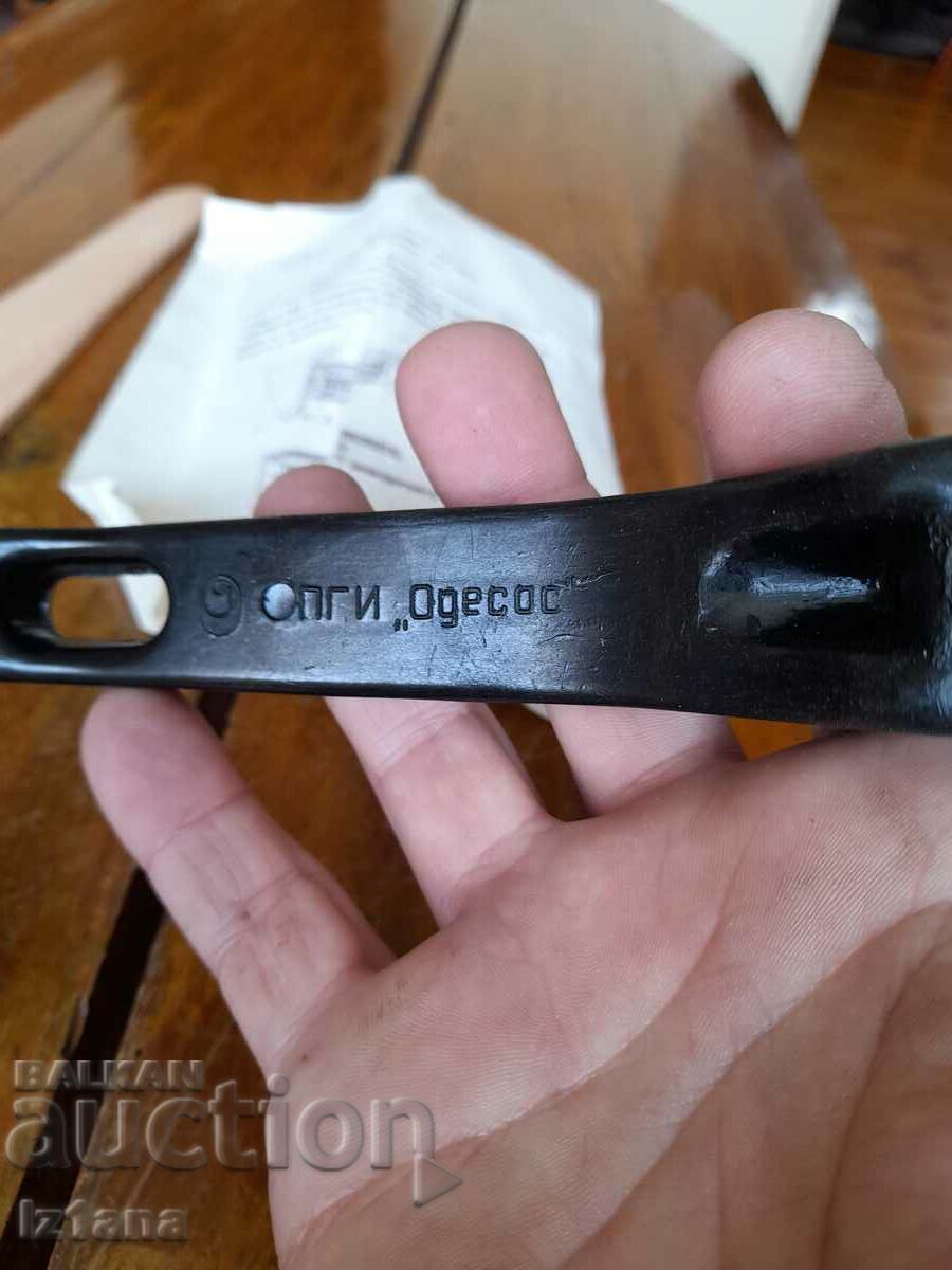 Παράδοση Παλιά λαβή τηγανιού Παράδοση Παλιά λαβή τηγανιού