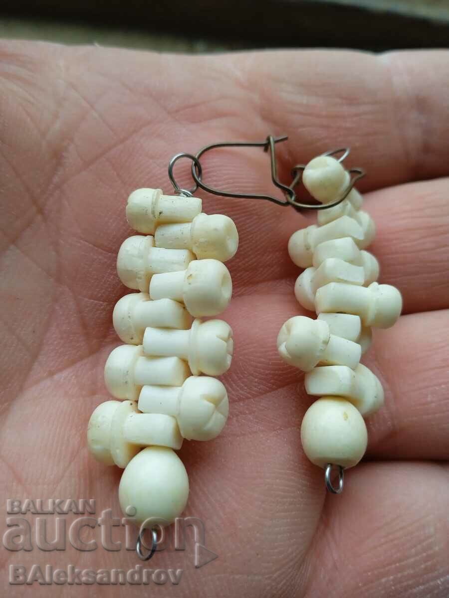 Bone earrings or imitation with price 5.00 BGN | € 2.56 Bone earrings or imitation with price 5.00 BGN | € 2.56