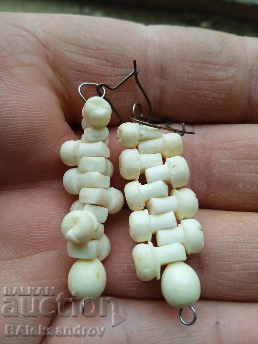 Auction Bone earrings or imitation Auction Bone earrings or imitation