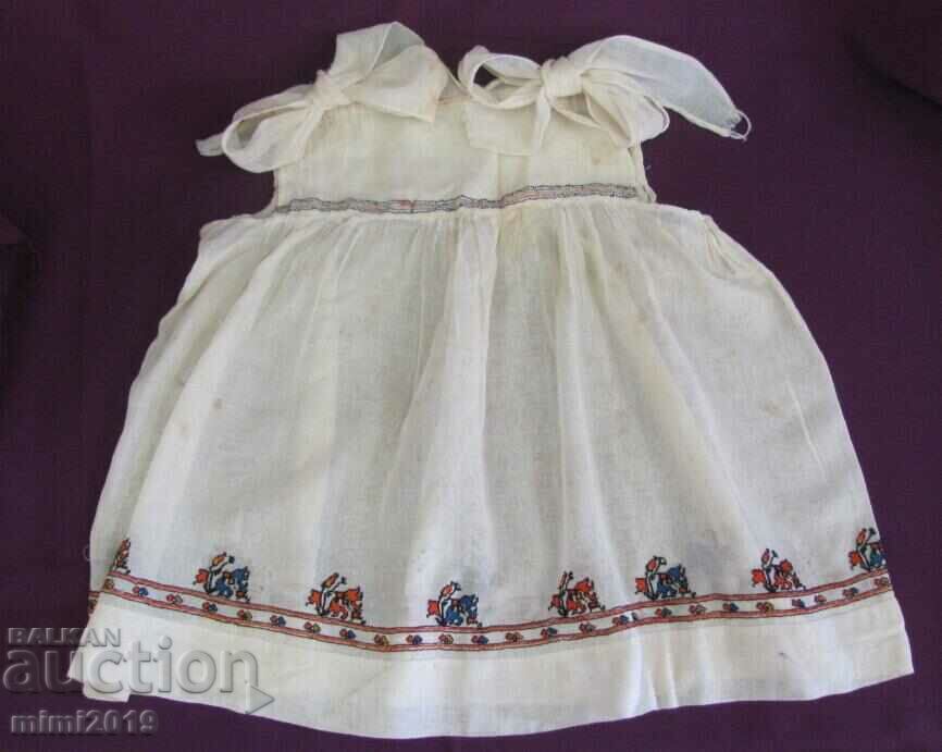 19th Century Children's Dress Hand Embroidered - 7 19th Century Children's Dress Hand Embroidered - 7