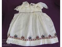 19th Century Children's Dress Hand Embroidered
