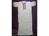 19 век Женска Риза Ръчна Бродерия Кенар