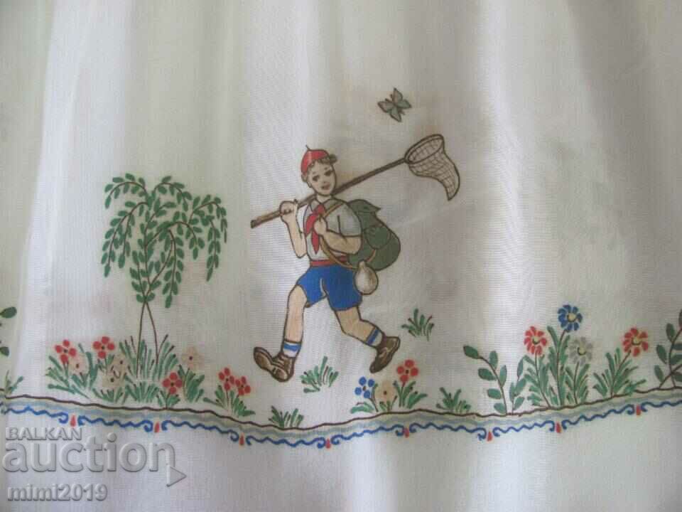 Delivery of 19th Century Children's Silk Painted Dress Delivery of 19th Century Children's Silk Painted Dress