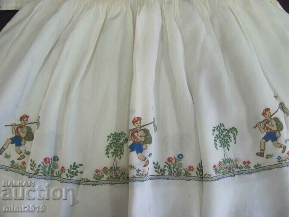 19th Century Children's Silk Painted Dress - 6 19th Century Children's Silk Painted Dress - 6