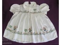 19th Century Children's Silk Painted Dress