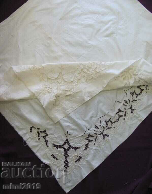 19th Century Cotton Decoration Cut Embroidery - 5 19th Century Cotton Decoration Cut Embroidery - 5