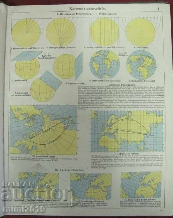 Auction 1936 Geographical Atlas Germany Leipzig Auction 1936 Geographical Atlas Germany Leipzig