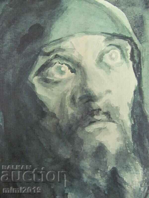 Delivery of Old Painting Watercolor Delivery of Old Painting Watercolor