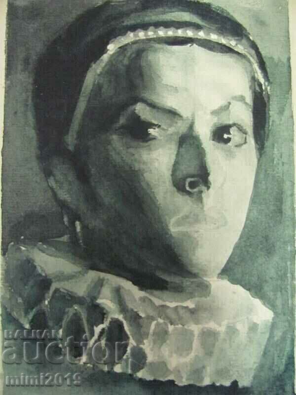 Auction  Old Painting Watercolor