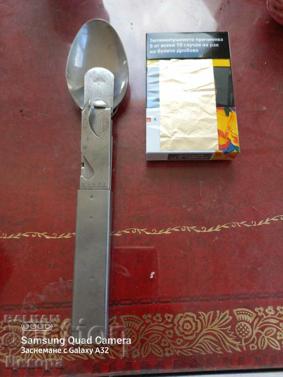 MILITARY SUPPLIES KNIFE FORK SPOON with price 80.00 BGN | € 40.90 MILITARY SUPPLIES KNIFE FORK SPOON with price 80.00 BGN | € 40.90