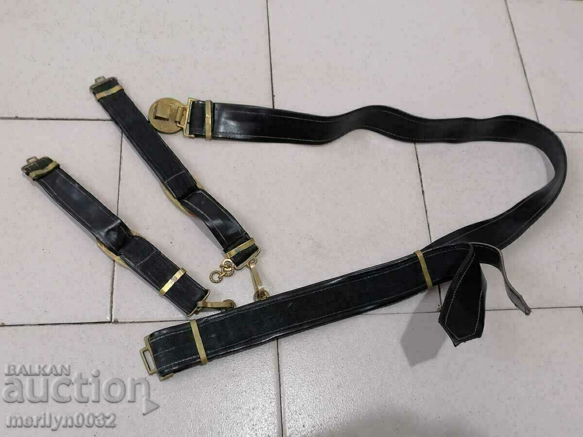 Naval officer belt with dagger brackets - 5 Naval officer belt with dagger brackets - 5