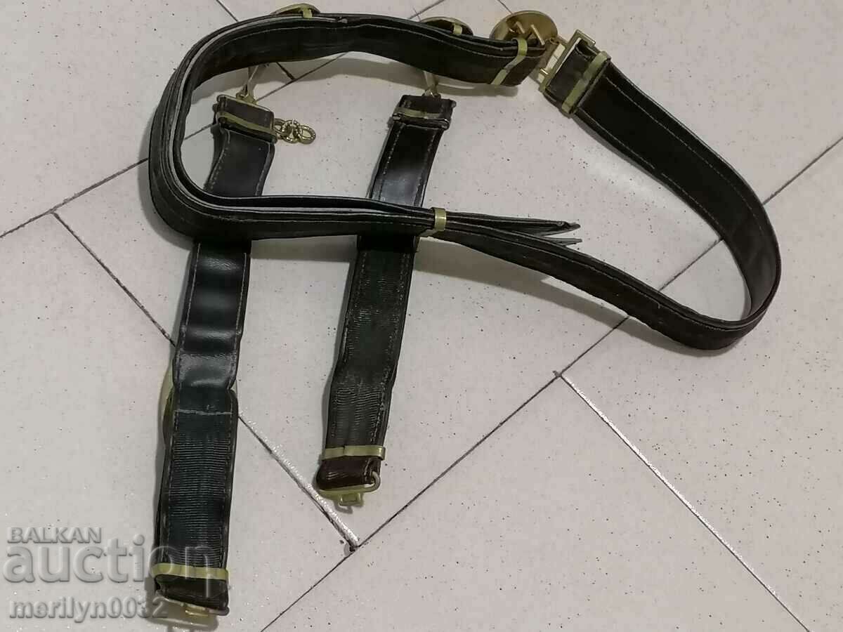 Naval officer belt with dagger brackets - 6 Naval officer belt with dagger brackets - 6