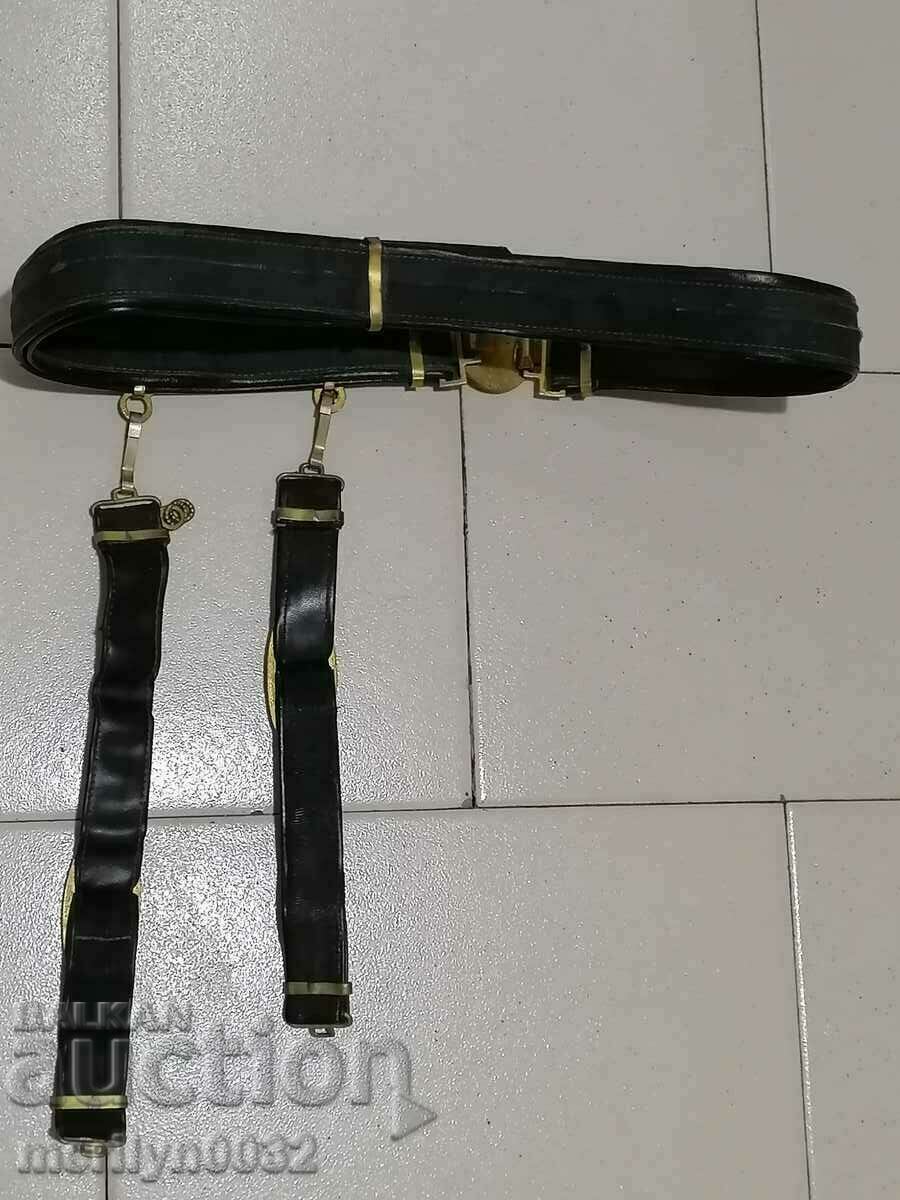 Военноморски офицерски колан с носачи за кортик - 7 Военноморски офицерски колан с носачи за кортик - 7