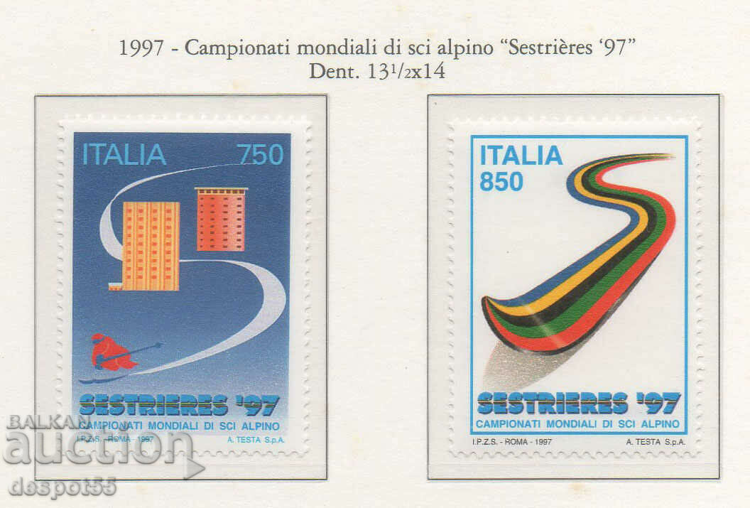 1997. Italy. Downhill Ski World Championships, Sestrieres.