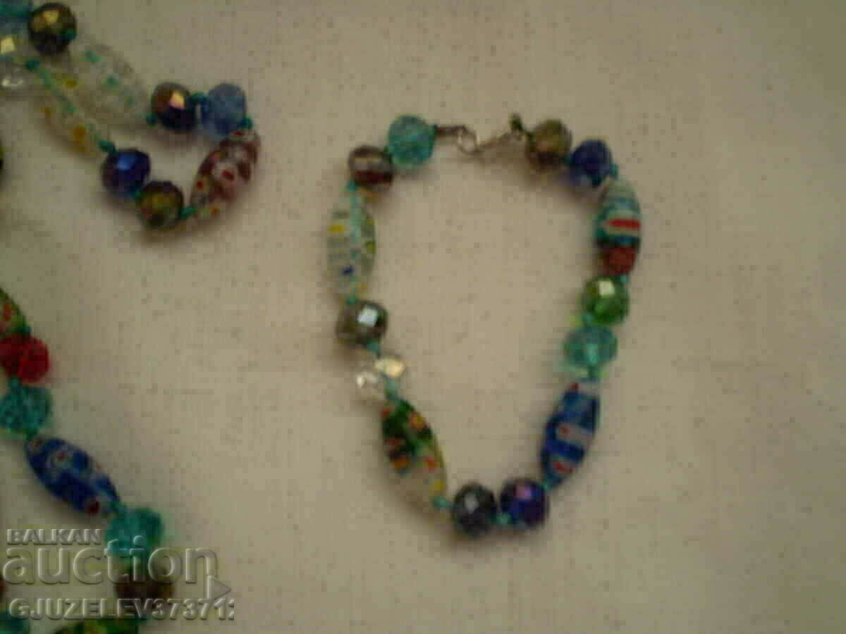 Delivery of bracelet and necklace made of Murano MORANO glass