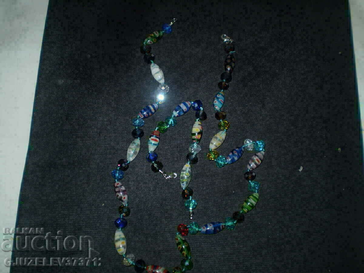 bracelet and necklace made of Murano MORANO glass - 6