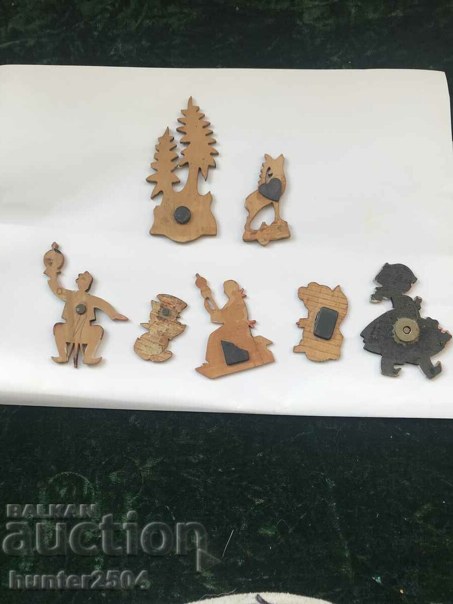 Fridge magnets - handmade from BG wood with price € 20.95 | 40.97 BGN