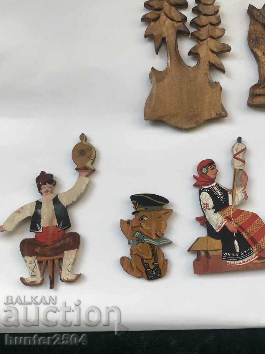 Auction Fridge magnets - handmade from BG wood Auction Fridge magnets - handmade from BG wood